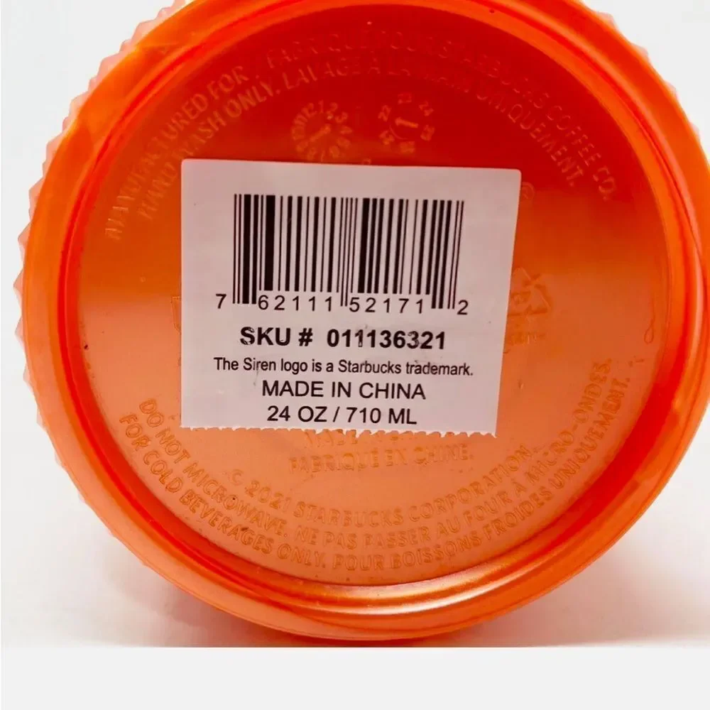 Starbucks 2022 Fall Edition Studded Tumbler Orange 24oz. NWT